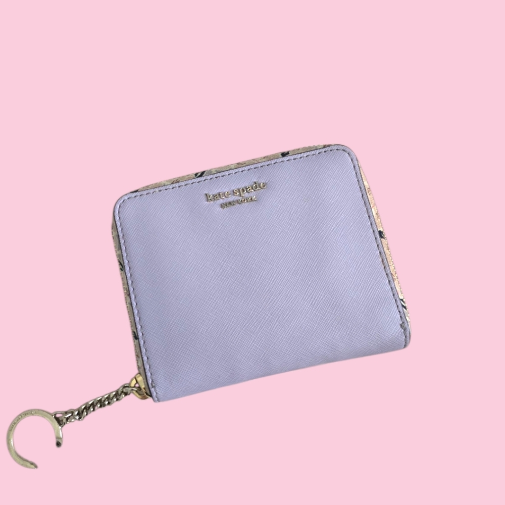 Kate Spade Light Purple Wallet with Keychain